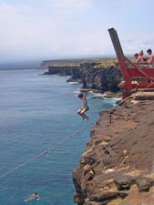 south point hawaii cliff jumping