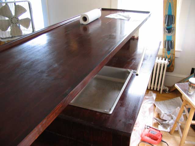 back of bar