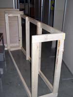 Homeade bar wood frame