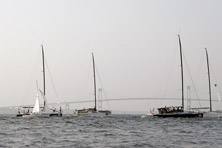 newport bridge with farr 40's